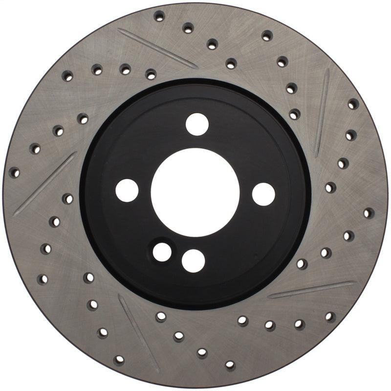 StopTech Slotted & Drilled Sport Brake Rotor 07-13 Mini Cooper - Torque Motorsport