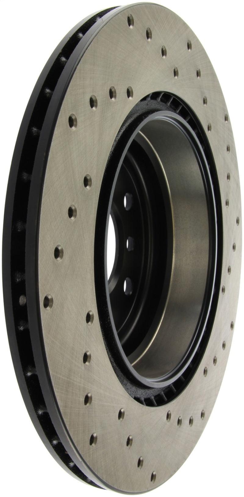 StopTech 07-10 BMW 335i Cross Drilled Right Rear Rotor - Torque Motorsport