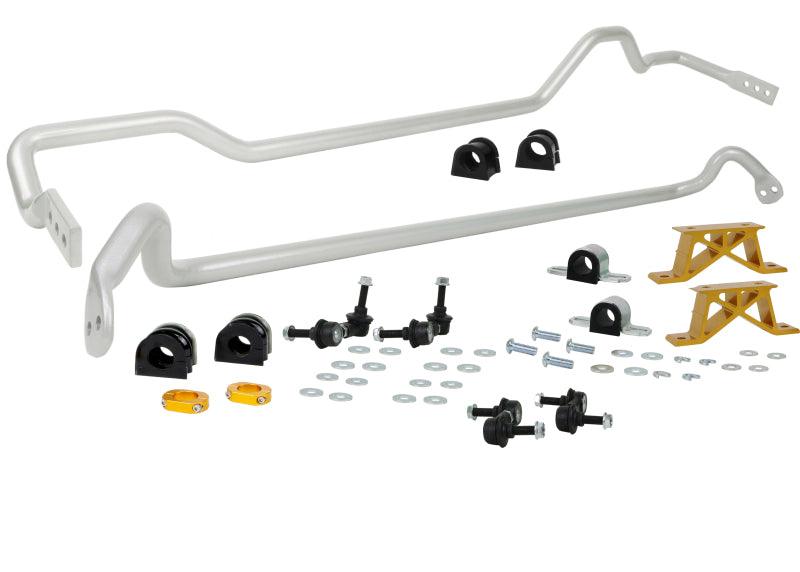 Whiteline 04-06 Subaru Impreza STI USDM Front & Rear Sway Bar Kit 24mm w/Mounts - Torque Motorsport