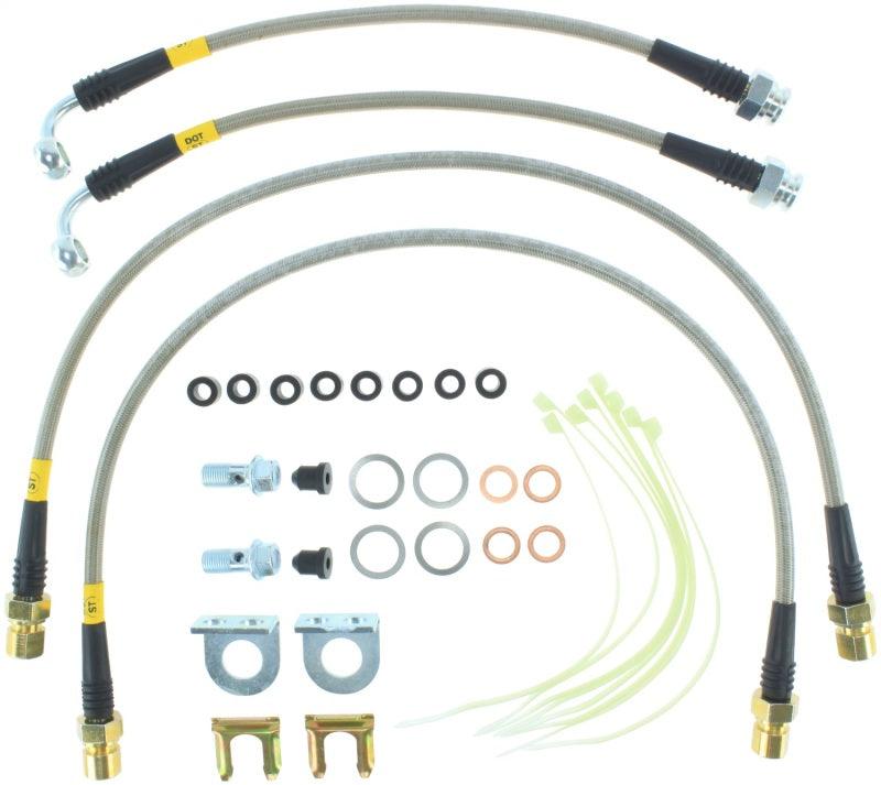 StopTech 12-14 Ford Raptor Stainless Steel Rear Brake Lines - Torque Motorsport