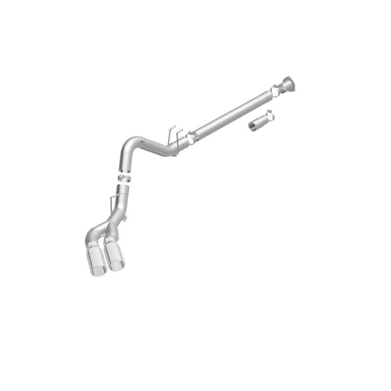 MagnaFlow 08-17 Ford F-250/F-350/F-450 4.6L/6.7 DPF-Back SS 4in Dual Single Passenger Side Rear Exit - Torque Motorsport