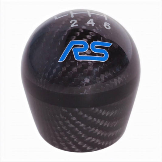 Ford Racing Focus RS Black Carbon Fiber Shift Knob 6 Speed - Torque Motorsport