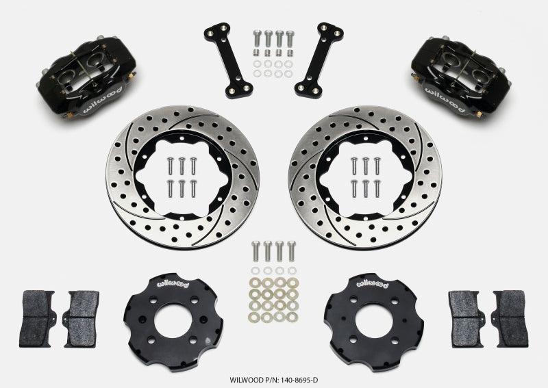 Wilwood Forged Dynalite Front Hat Kit 11.00in Drilled Integra/Civic w/Fac.240mm Rtr - Torque Motorsport