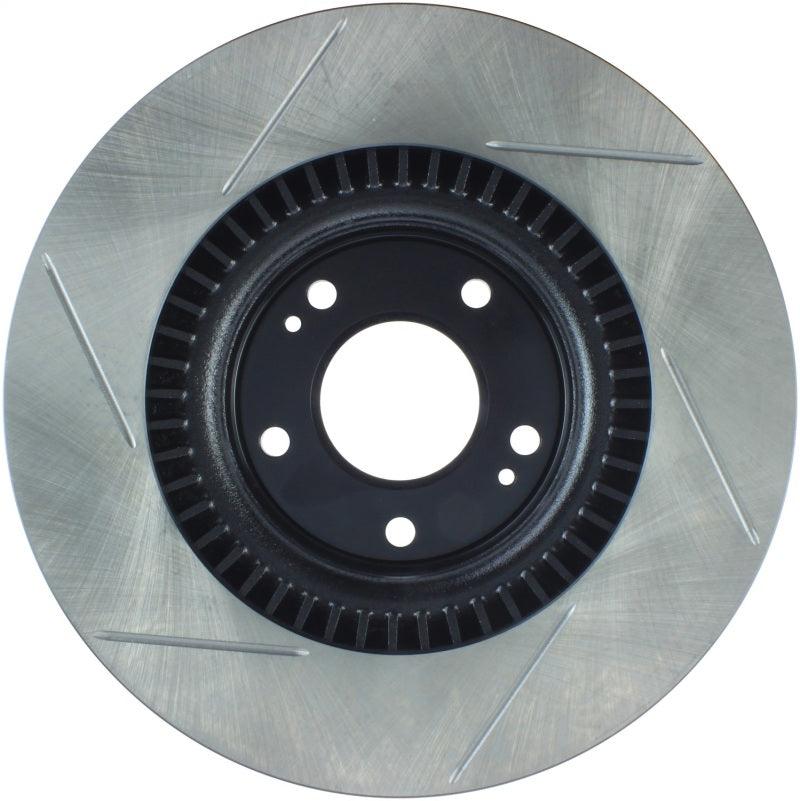 StopTech Power Slot 10 Hyundai Genesis Coupe Non-Track Front Left Slotted Rotor - Torque Motorsport