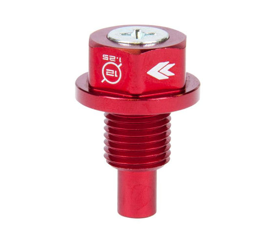 NRG Magnetic Oil Drain Plug M12X1.25 Infiniti/Lexus/Nissan/Toyota - Red - Torque Motorsport