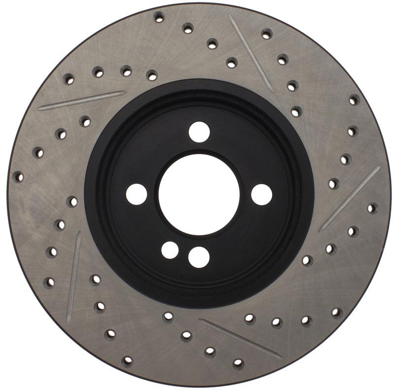 StopTech Slotted & Drilled Sport Brake Rotor 07-13 Mini Cooper - Torque Motorsport