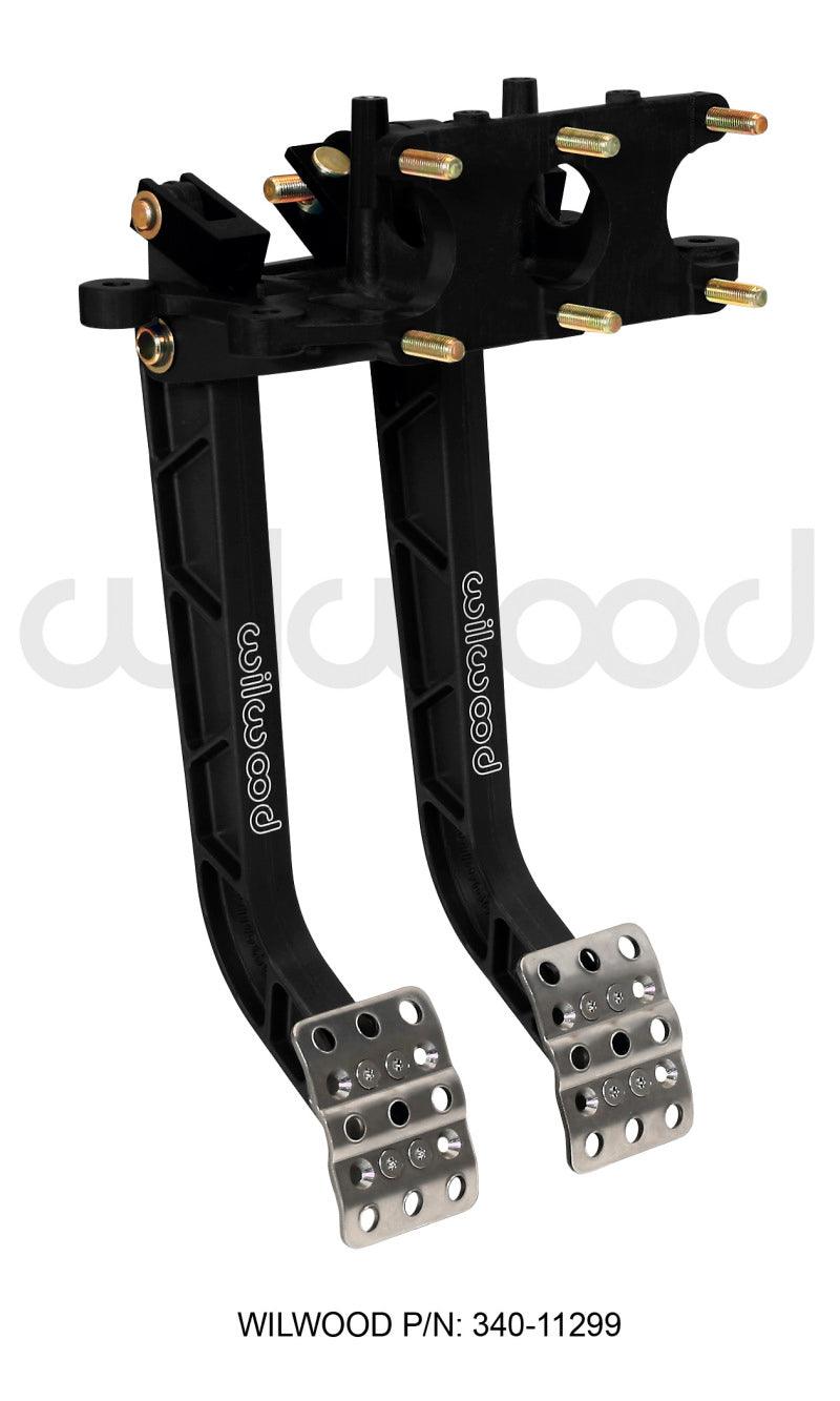 Wilwood Adjustable Dual Pedal - Brake / Clutch - Rev. Swing Mount - 6.25:1 - Torque Motorsport