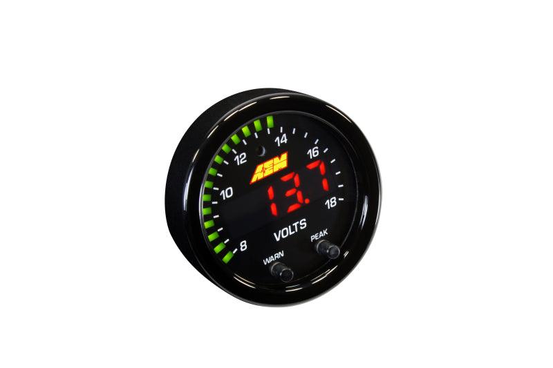 AEM X-Series 8-18V Volt Gauge - Torque Motorsport