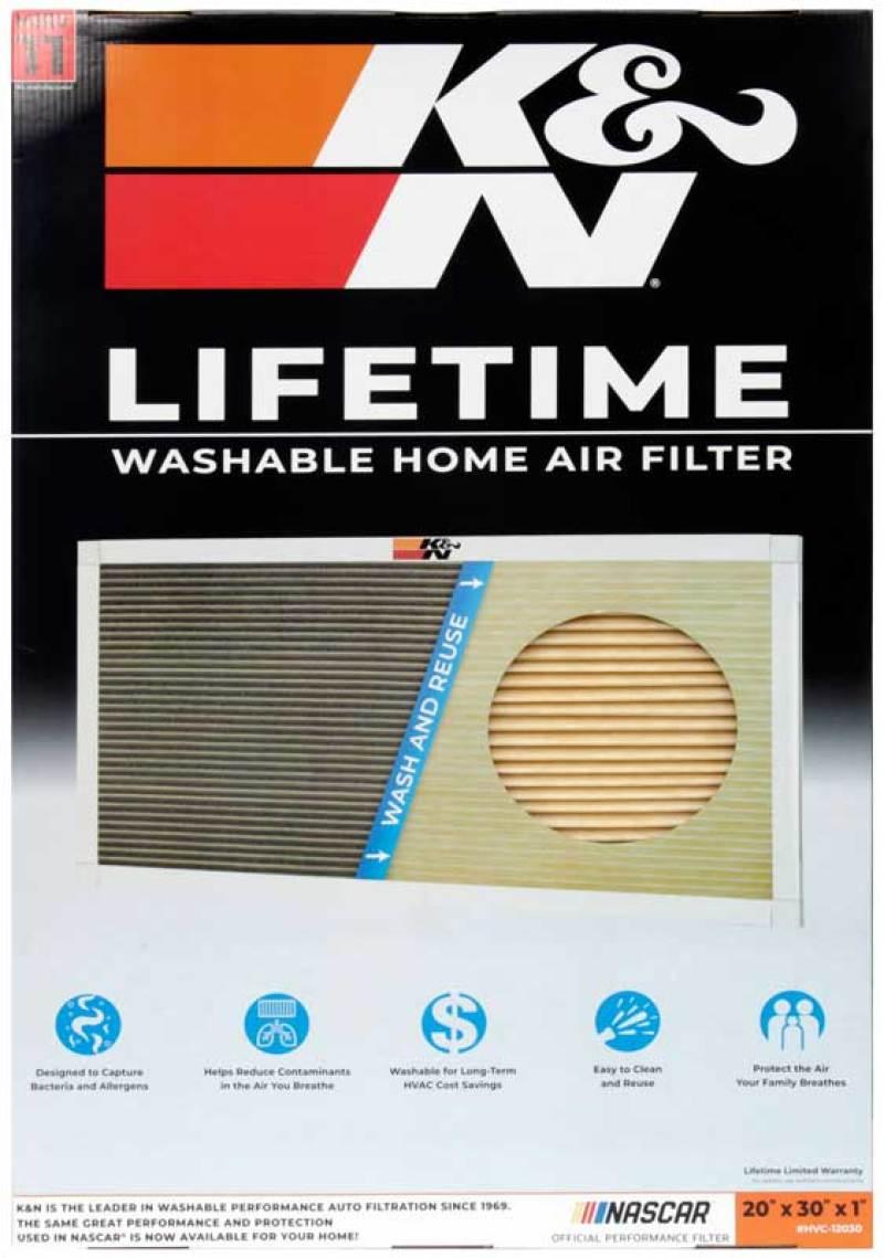 K&N HVAC Filter - 20 x 30 x 1 - Torque Motorsport