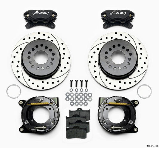 Wilwood Forged Dynalite P/S Park Brake Kit Drilled Chevy 12 Bolt w/ C-Clips - Torque Motorsport