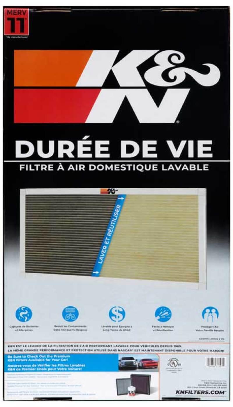 K&N HVAC Filter - 14 x 25 x 1 - Torque Motorsport