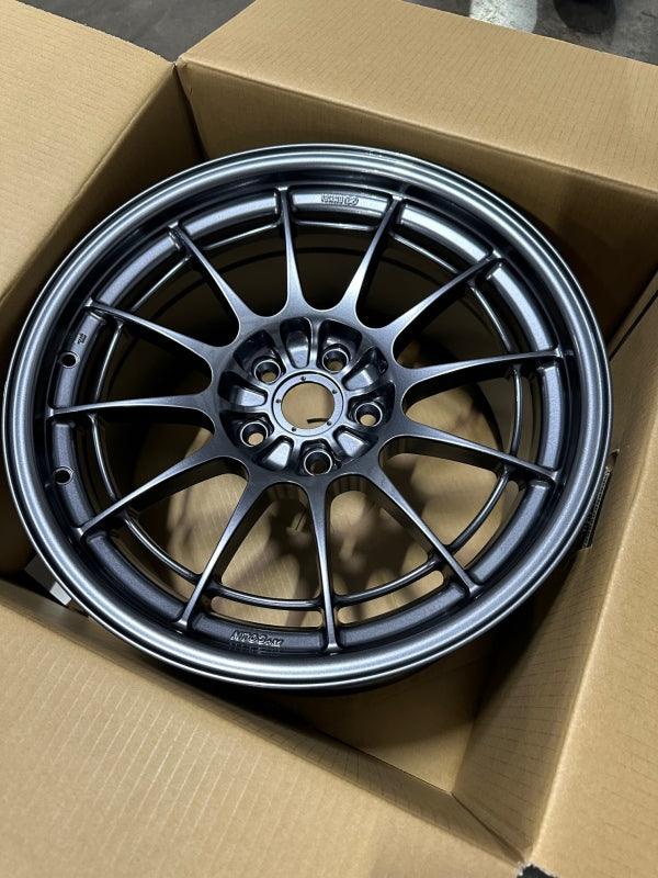 Enkei NT03+M 18x9.5 5x114.3 27mm Offset 72.6mm Bore Gunmetal Wheel - Torque Motorsport