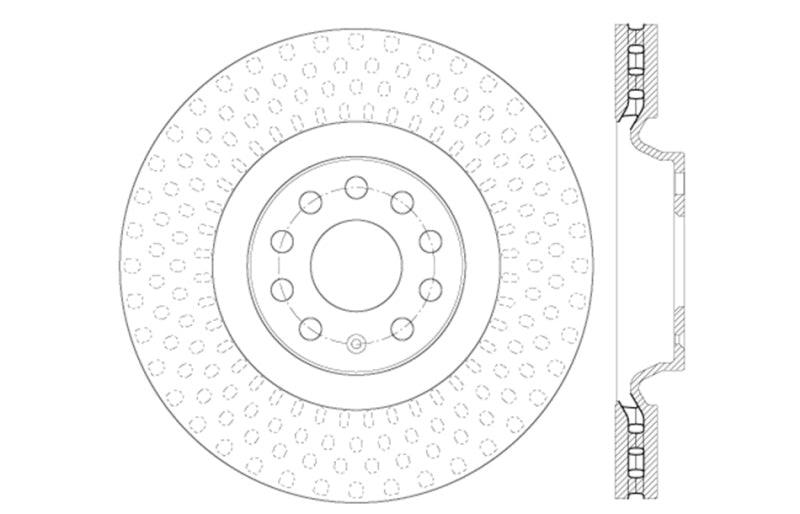 StopTech Slotted & Drilled Sport Brake Rotor - Torque Motorsport