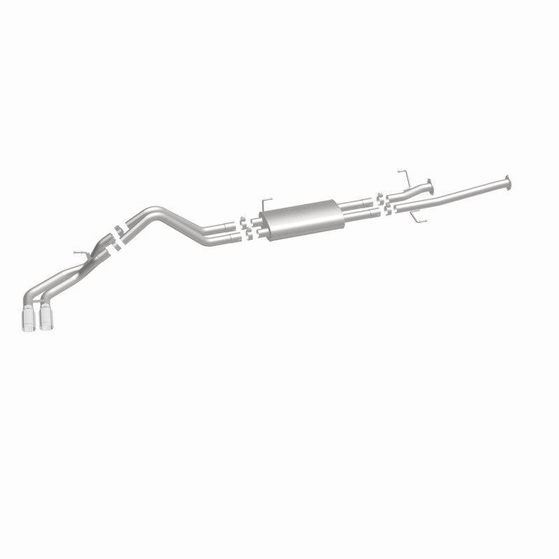 MagnaFlow 14 Toyota Tundra V8 4.6L/5.7L Stainless C/b Exhaust Dual same side pass. rear tire - Torque Motorsport