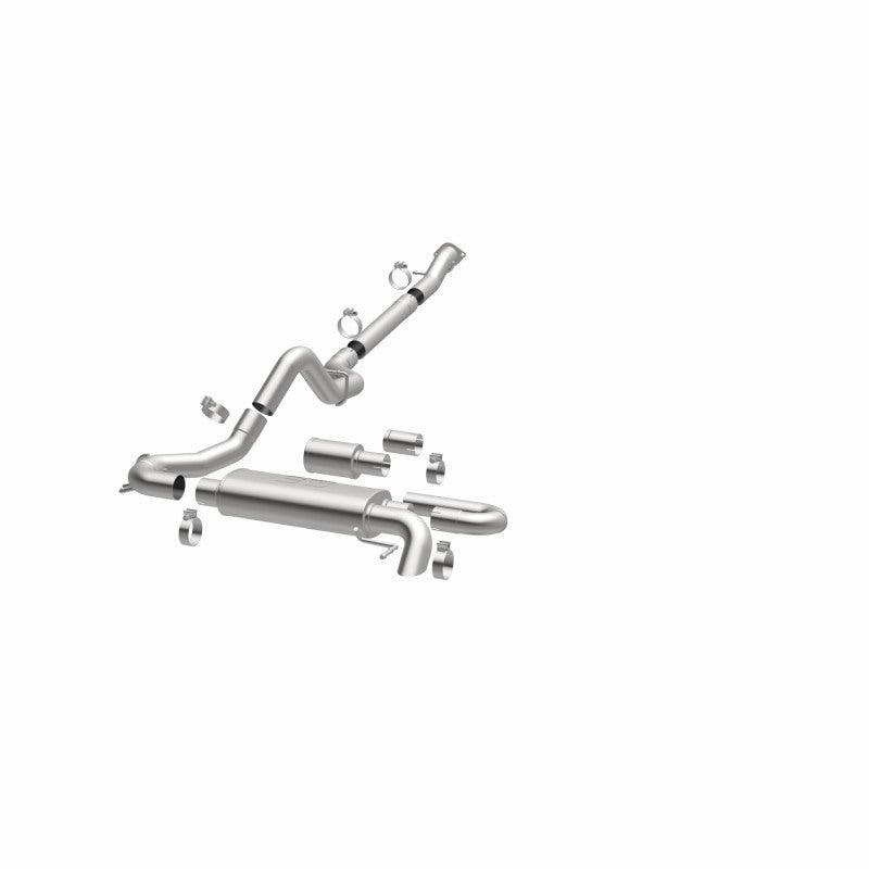 MagnaFlow 2021 Ford Bronco Overland Series Cat-Back Exhaust w/ Single Straight Driver Exit- No Tip - Torque Motorsport