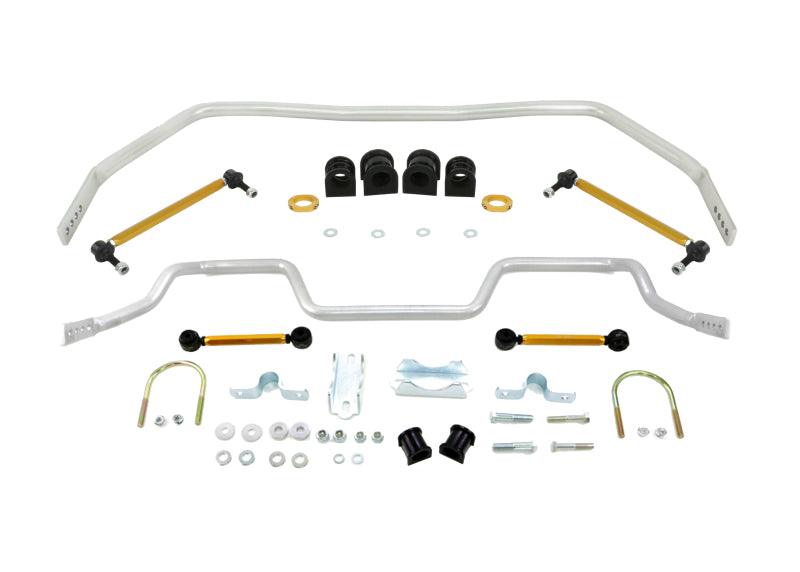 Whiteline 05-14 Ford Mustang (Incl. GT) Front & Rear Sway Bar Kit - Torque Motorsport