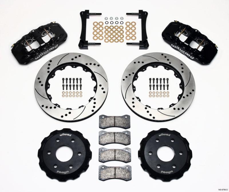 Wilwood AERO6 Front Truck Kit 14.25in Drilled 1999-2014 GM Truck/SUV 1500 - Torque Motorsport