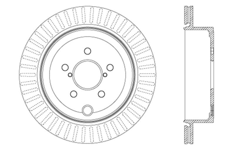 StopTech Slotted & Drilled Sport Brake Rotor - Torque Motorsport