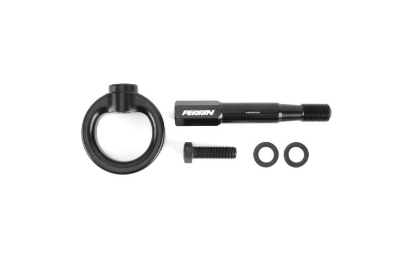 Perrin 15-17 Subaru WRX/STI Tow Hook Kit (Front) - Flat Black - Torque Motorsport