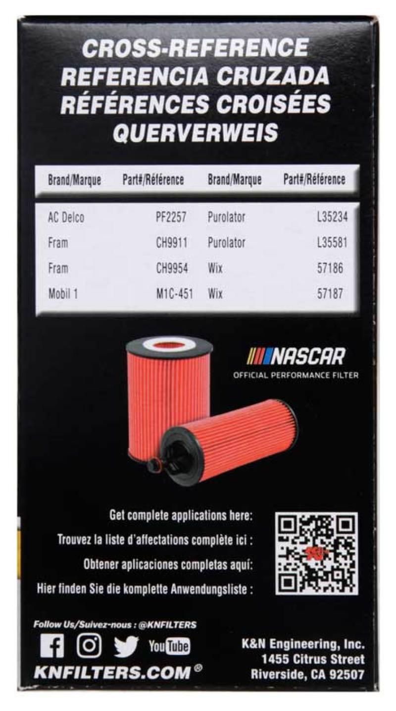 K&N 2018 Audi RS3 2.5L Cartridge Oil Filter - Torque Motorsport