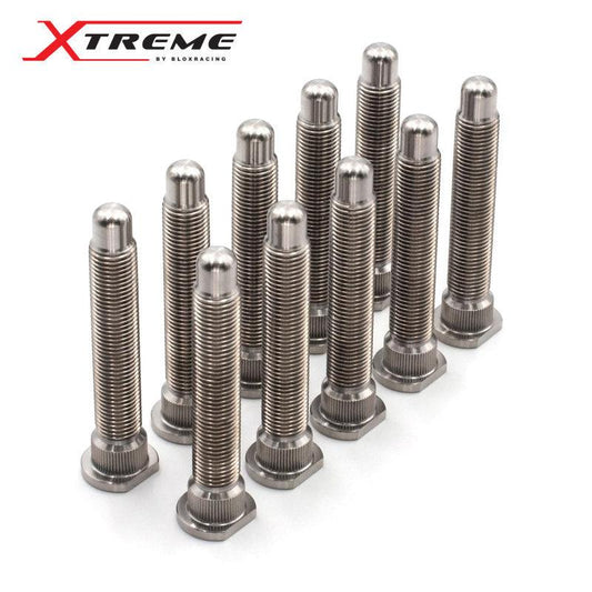 BLOX Racing Subaru Xtreme Titanium Wheel Studs 12 x 1.25mm - Set of 10 - Torque Motorsport