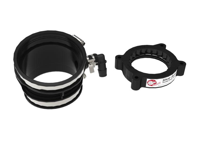 aFe 2020 Vette C8 Silver Bullet Aluminum Throttle Body Spacer / Works With aFe Intake Only - Black - Torque Motorsport