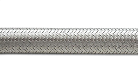 Vibrant -12 AN SS Braided Flex Hose (10 foot roll) - Torque Motorsport