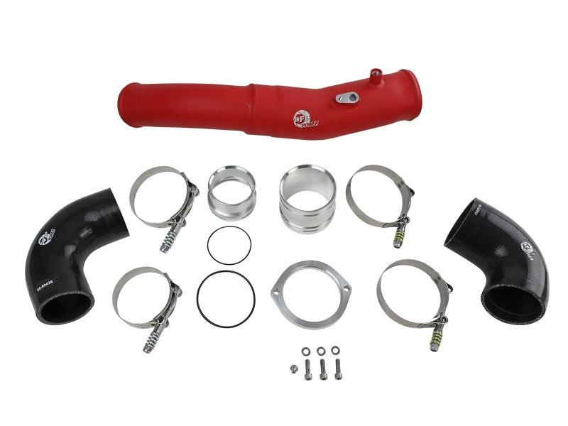 aFe 2020 Toyota Supra 3.0L 3in Red Intercooler Tube - Hot - Torque Motorsport