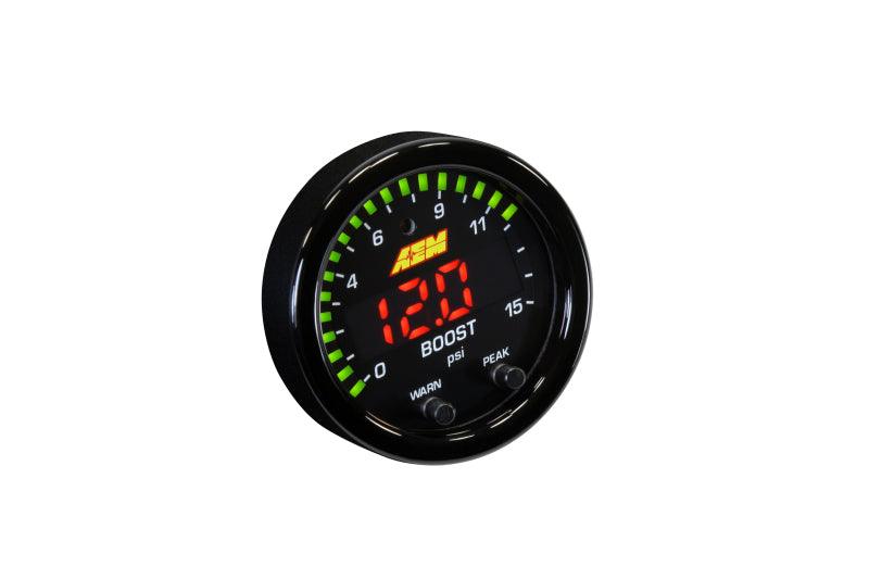 AEM X-Series Pressure 0-15psi Gauge Kit - Torque Motorsport