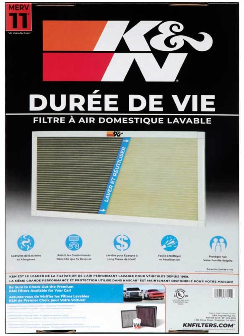 K&N HVAC Filter - 14 x 20 x 1 - Torque Motorsport