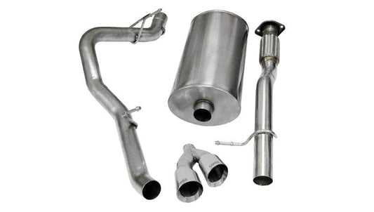 Corsa 09-13 Chevrolet Suburban 1500 5.3L V8 Polished Sport Cat-Back Exhaust - Torque Motorsport