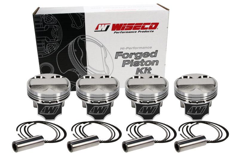 Wiseco Acura 4v DOME +2cc STRUTTED 84.5MM Piston Kit - Torque Motorsport