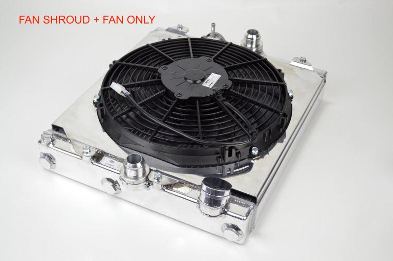 CSF 92-00 Honda Civic All-Aluminum Fan Shroud w/12in SPAL Fan - Torque Motorsport