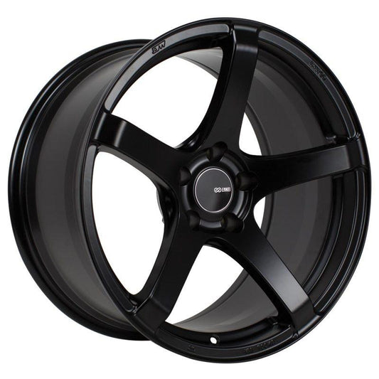 Enkei Kojin 17x8 35mm Offset 5x114.3 Bolt Pattern 72.6mm Bore Dia Matte Black Wheel - Torque Motorsport