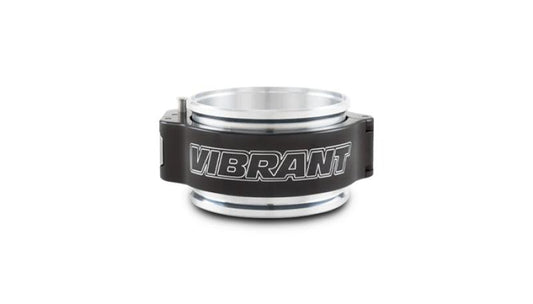 Vibrant 2in O.D. Aluminized HD 2.0 Clamp Assembly - Anodized Black - Torque Motorsport