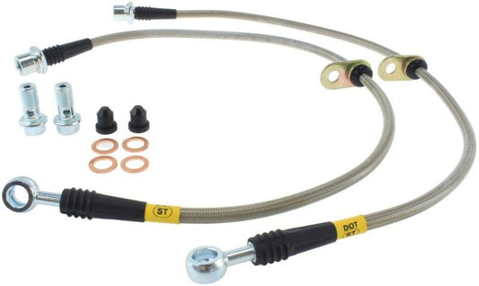 StopTech 00-05 Celica GT & GT-S/05-08 Scion tC Front Stainless Steel Brake Lines - Torque Motorsport