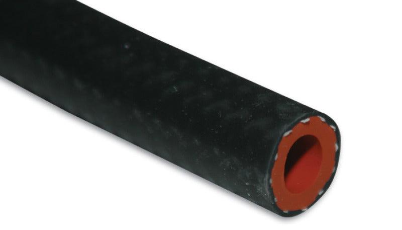 Vibrant 1/4in (6mm) I.D. x 20 ft. Silicon Heater Hose reinforced - Black - Torque Motorsport