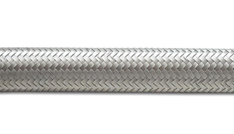 Vibrant -8 AN SS Braided Flex Hose (20 foot roll) - Torque Motorsport