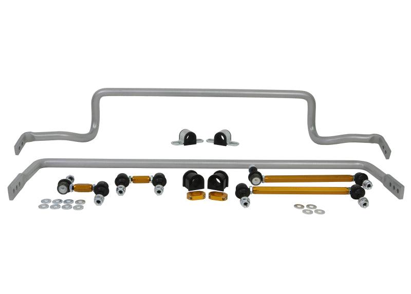 Whiteline 08-17 Mitsubishi Lancer Front & Rear Sway Bar Kit - Torque Motorsport