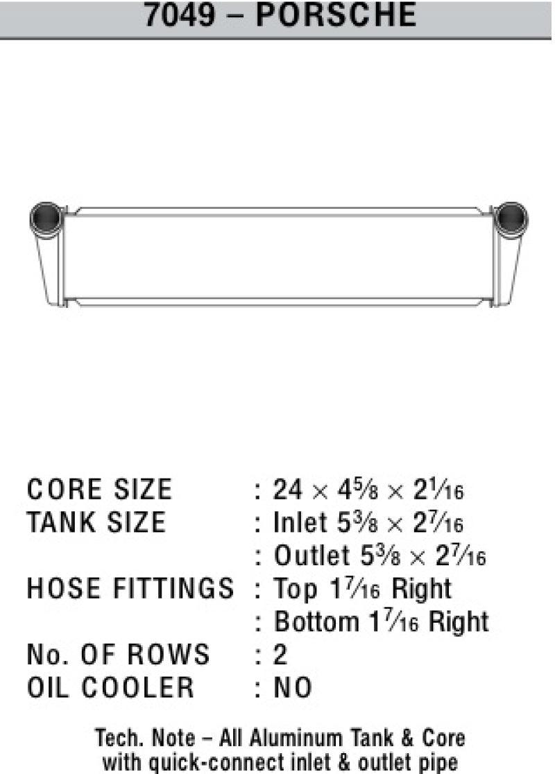 CSF 05-11 Porsche Boxster (987) / 05-11 Porsche 911 Carrera (997) Center Radiator - Torque Motorsport