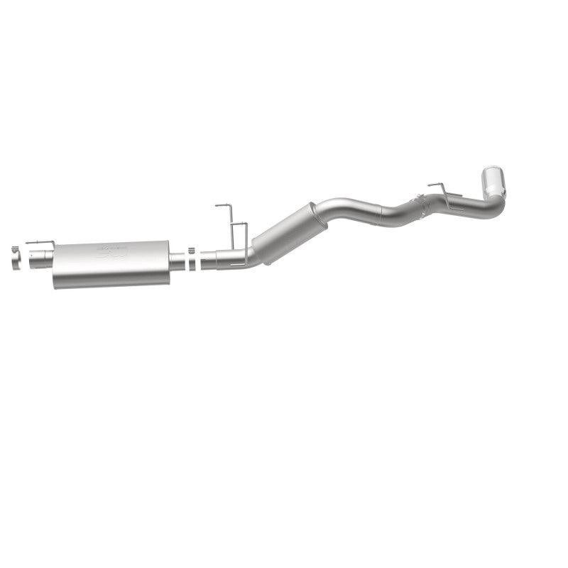 MagnaFlow Cat-Back, SS, 4in, Single Pass Side Rear Exit 5in Tip 14-15 Ram 2500 6.4L V8 CC LB/MC SB - Torque Motorsport