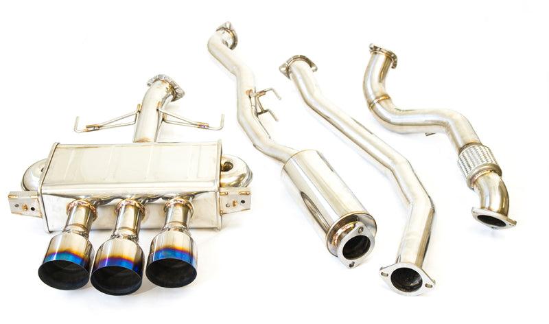 Invidia 17-19 Honda Civic Type R Q300 Triple Titanium Tip Cat-back Exhaust - Torque Motorsport