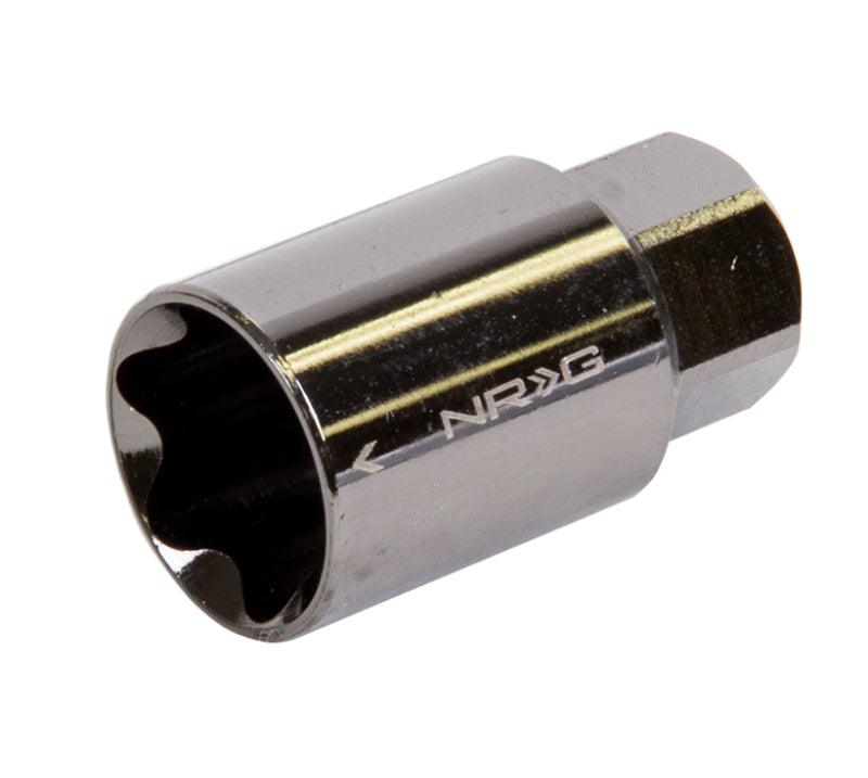 NRG Lug Nut Lock Key Socket Black Chrome 17Mm (Spare) - For Use w/LN / L40 / L41 / L01 / L10 - Torque Motorsport