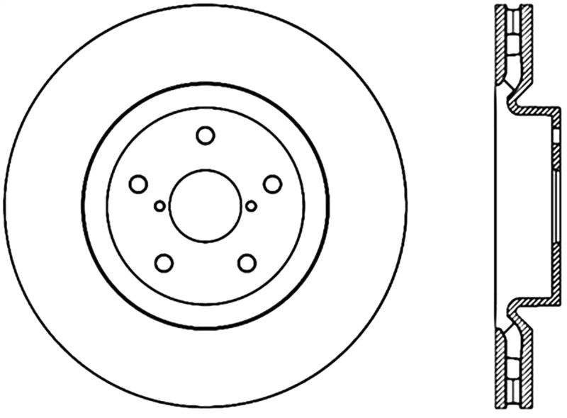 StopTech Drilled Sport Brake Rotor - Torque Motorsport