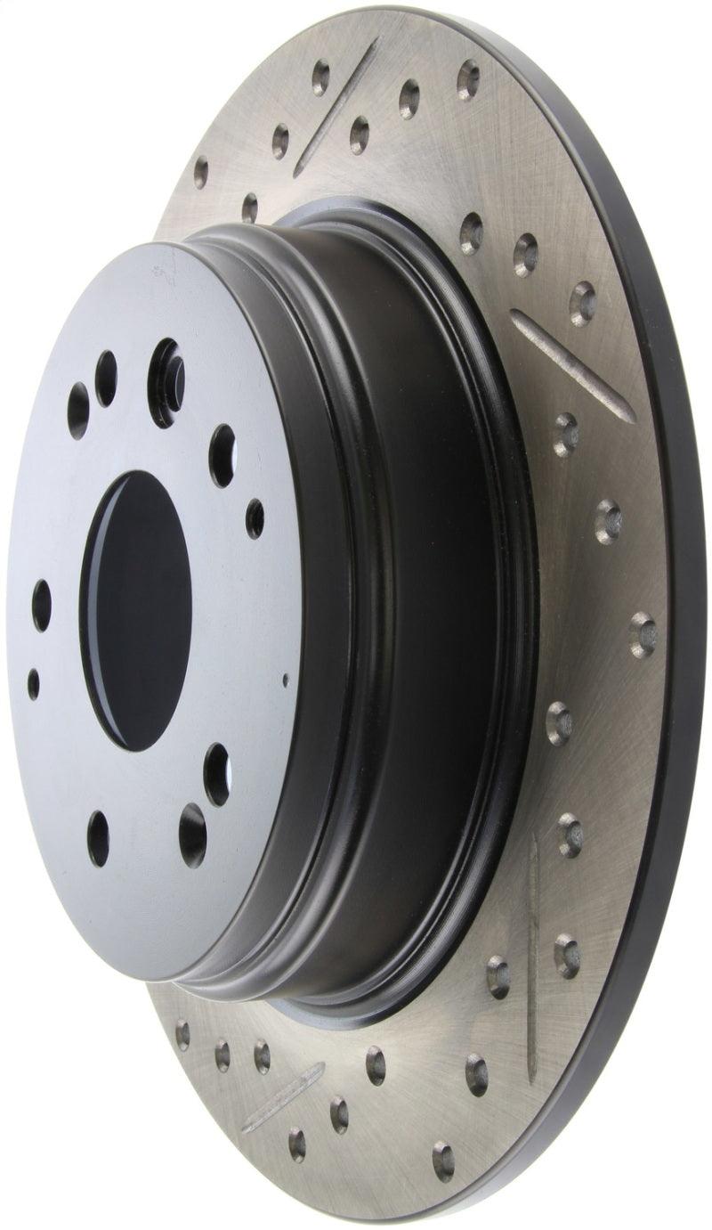 StopTech 04-08 Acura TL / 03-09 honda Element Slotted & Drilled Right Rear Rotor - Torque Motorsport