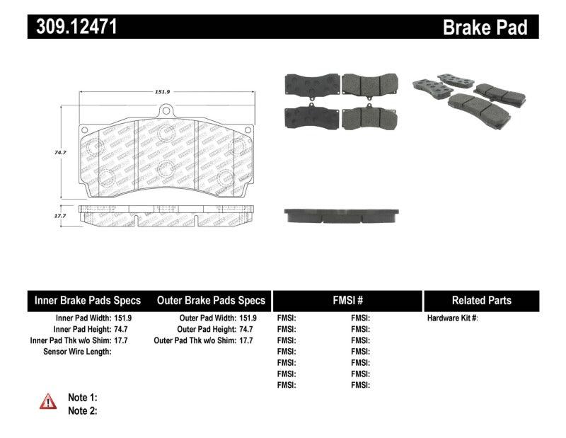 StopTech Performance Brake Pads - Torque Motorsport