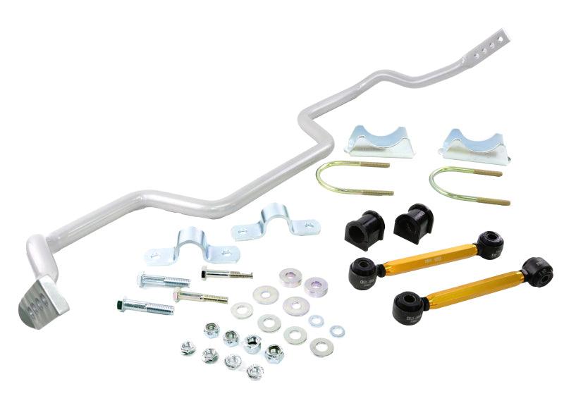 Whiteline 05+ Ford Mustang Coupe 8 cyl (Inc Shelby GT / GT500) Rear 27mm Heavy Duty Adj Swaybar - Torque Motorsport