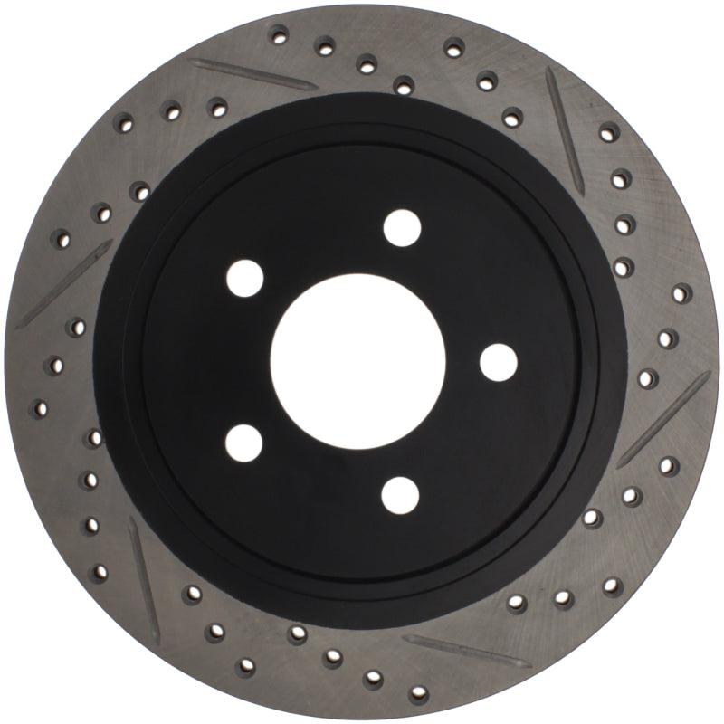 StopTech 05-10 Ford Mustang Slotted & Drilled Right Rear Rotor - Torque Motorsport