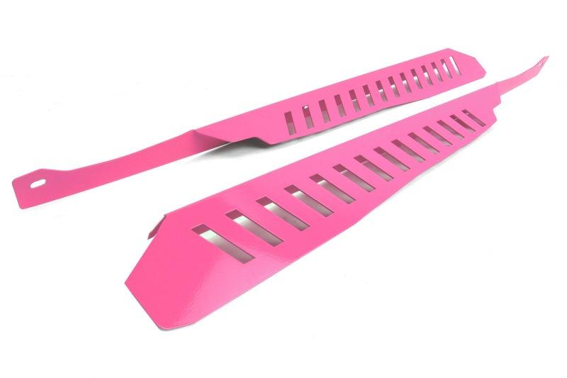 Perrin 08-14 Subaru WRX/STI Fender Shroud Set - Hyper Pink - Torque Motorsport