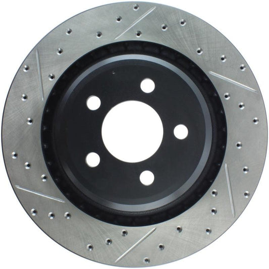 StopTech SportStop 06-09 Chrysler SRT-8 Rear Right Drilled & Slotted Rotor - Torque Motorsport